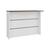 Barra Auxiliar de Cocina Tuhome Fendi Blanco Mqz-Milan