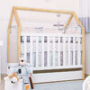 Cuna Montessori Blanca /Natural Bbpro (140X70Cm) 3 Cajas
