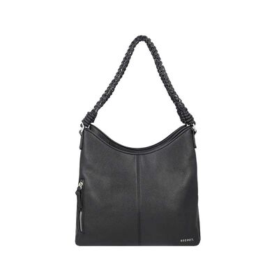 Cartera de Hombro Secret Montserrat FW25 L Negro
