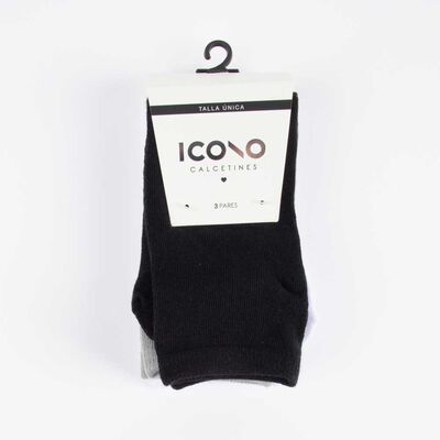Imagen 1 del producto Pack 3 Calcetin Largo Mujer Icono