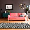 Alfombra Davanti Rombos Black 140 x220 Rombos Black