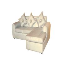 Sofá Seccional Diseño A&M Home Marcia 4 Cuerpos Beige