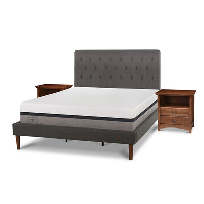 Imagen 2 del producto Cama Europea CIC Curve King Balance + Respaldo Kavery + 2 Veladores Indo