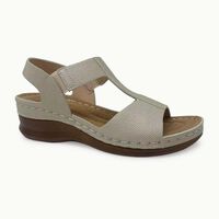 Sandalia Mujer Portman Club Camel, Negro