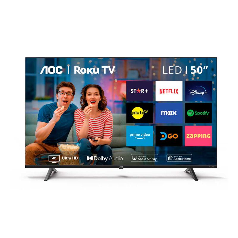 Smart TV LED 50” AOC 4K Roku TV | Abc