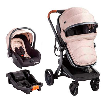 Imagen 1 del producto Coche Cuna Travel System Bebe Taurus con Base Beige Bebesit