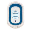 Bañera Bebé Plegable + Malla Seguridad Celeste GlowUp
