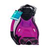 Set Mascara Fucsia, Snorkel y Aletas Bestway 37.5-41