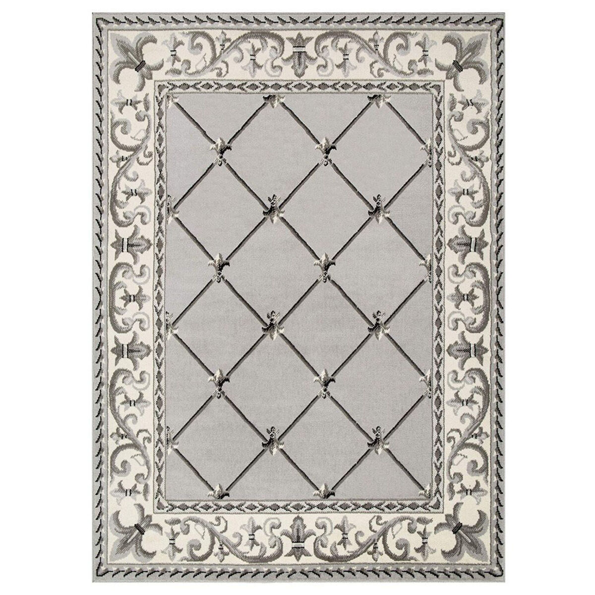 Alfombra Modalfo Kashan King 245 x 305 cm Gris
