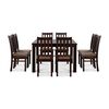 Juego de Comedor CIC Ñuble Chocolate 8 Sillas
