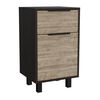 Velador TuHome Kaia 1 Cajón Wengue/Miel