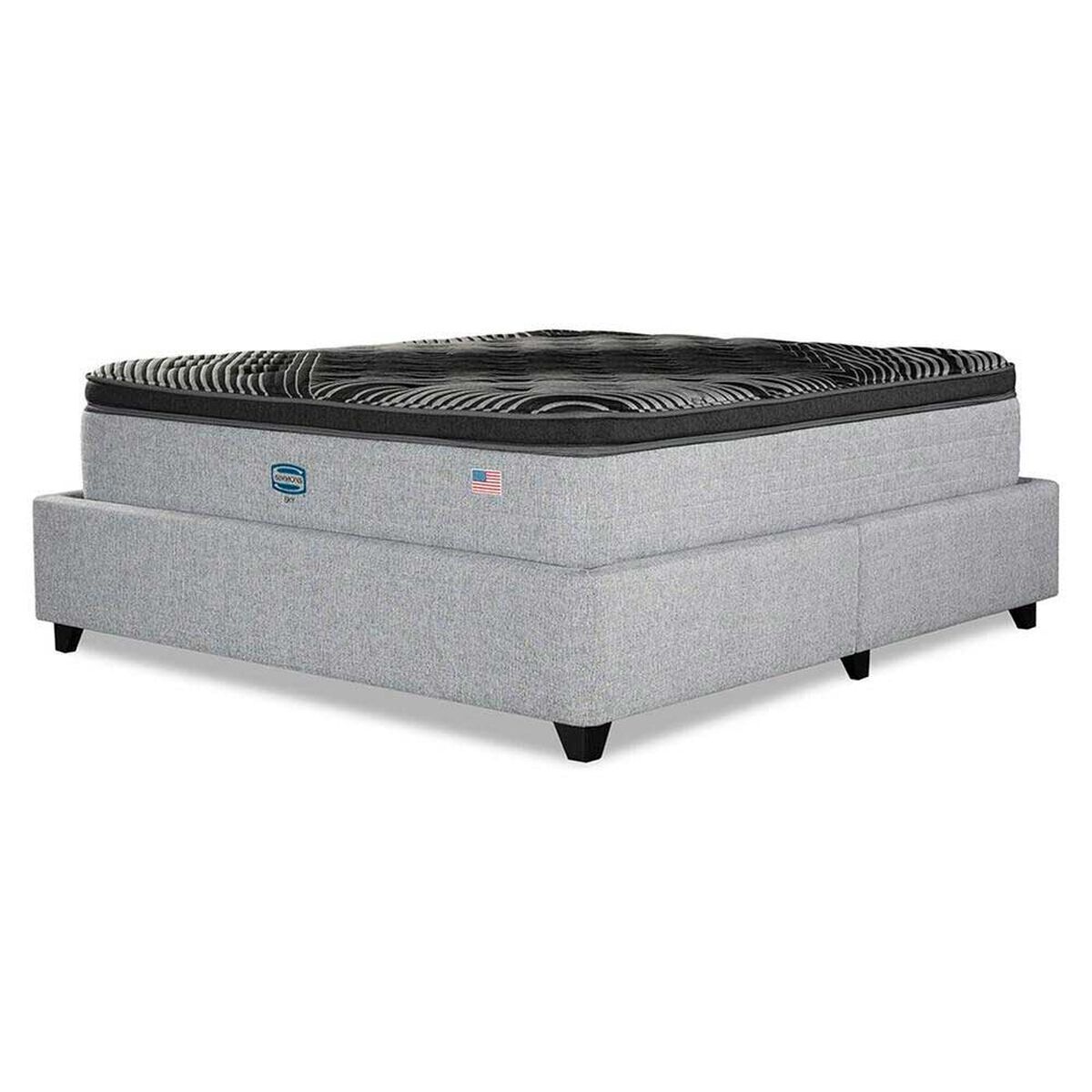 Cama Europea Simmons 2 Plazas Sky