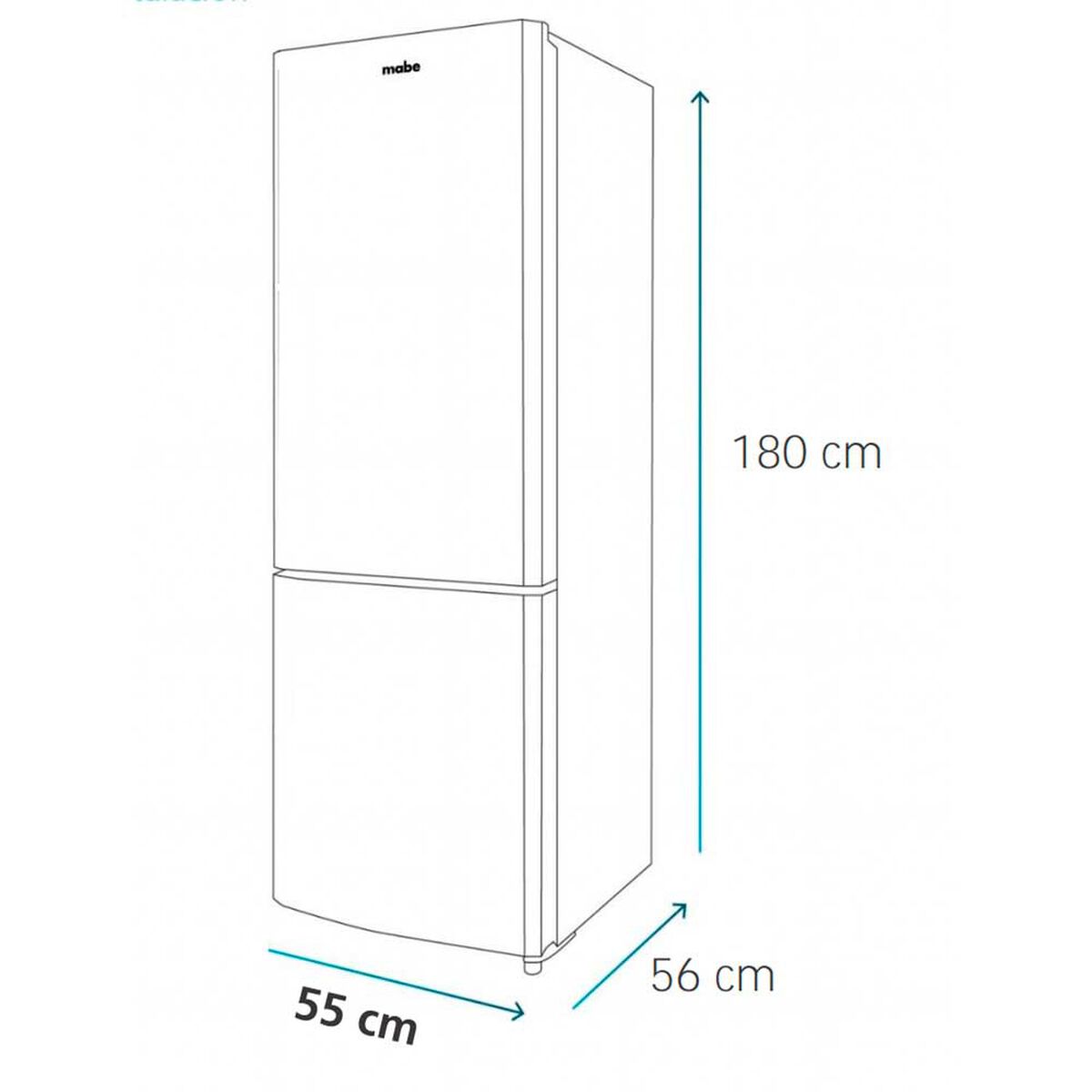 Refrigerador Frío Directo Mabe RMB426PXLRS0 254 lts.