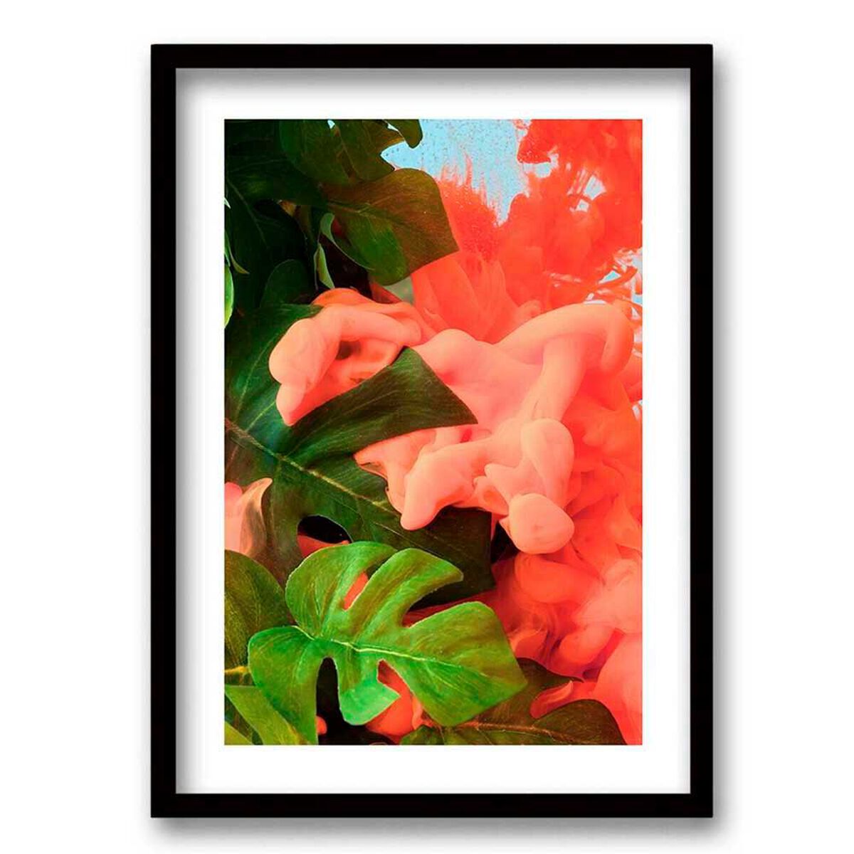 Cuadro Decorativo Retela Humo Hoja 40 x 30 cm