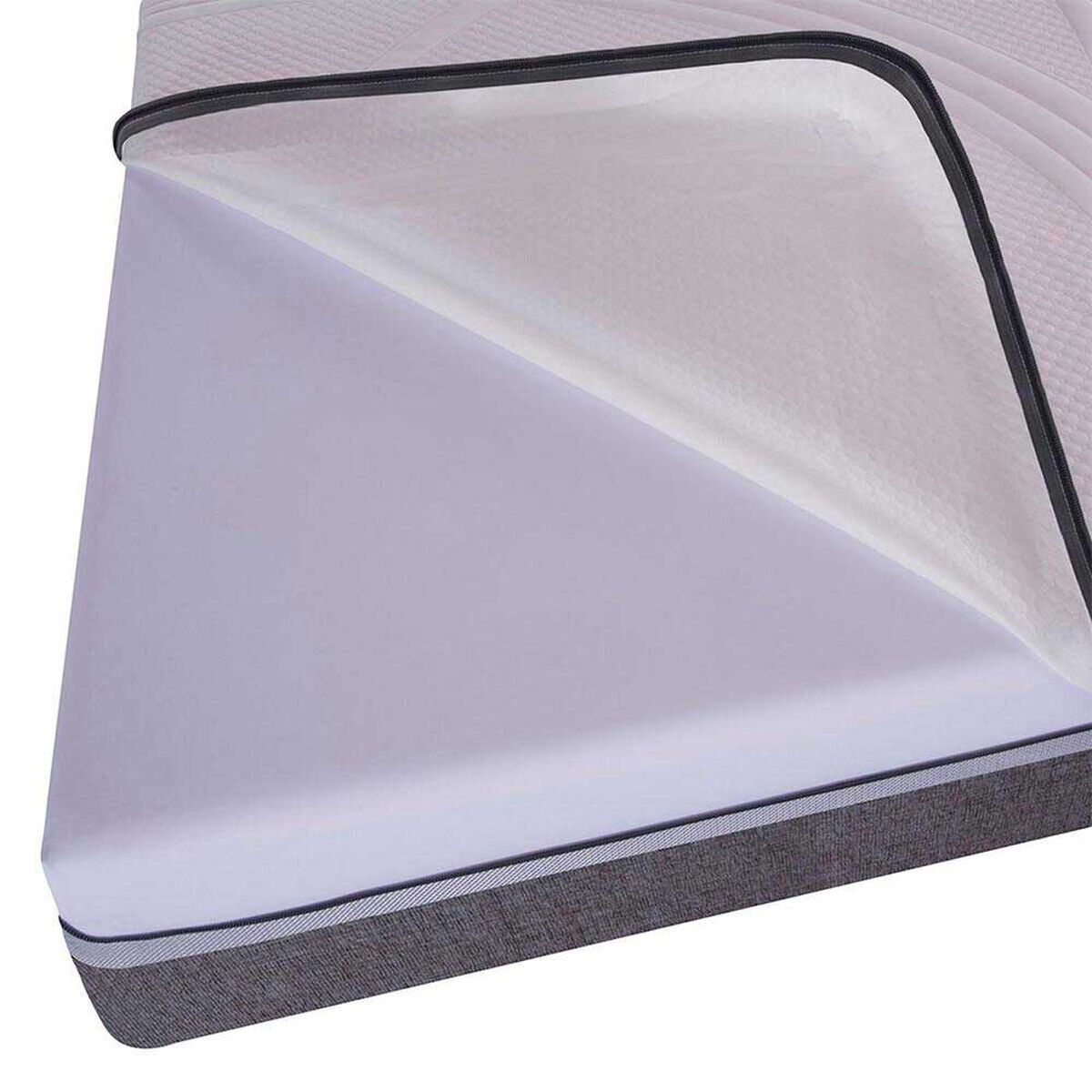 Box Spring CIC 1,5 Plazas Ortopedic Advance + Respaldo + Velador