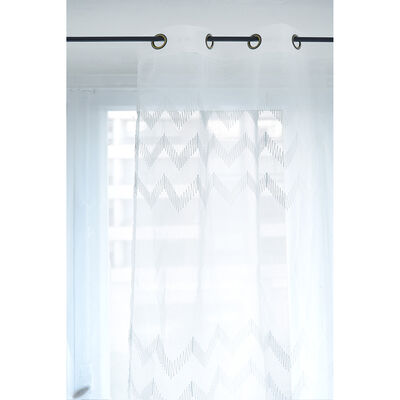 Cortina Velo Bordado Mashini 140 x 220 cm