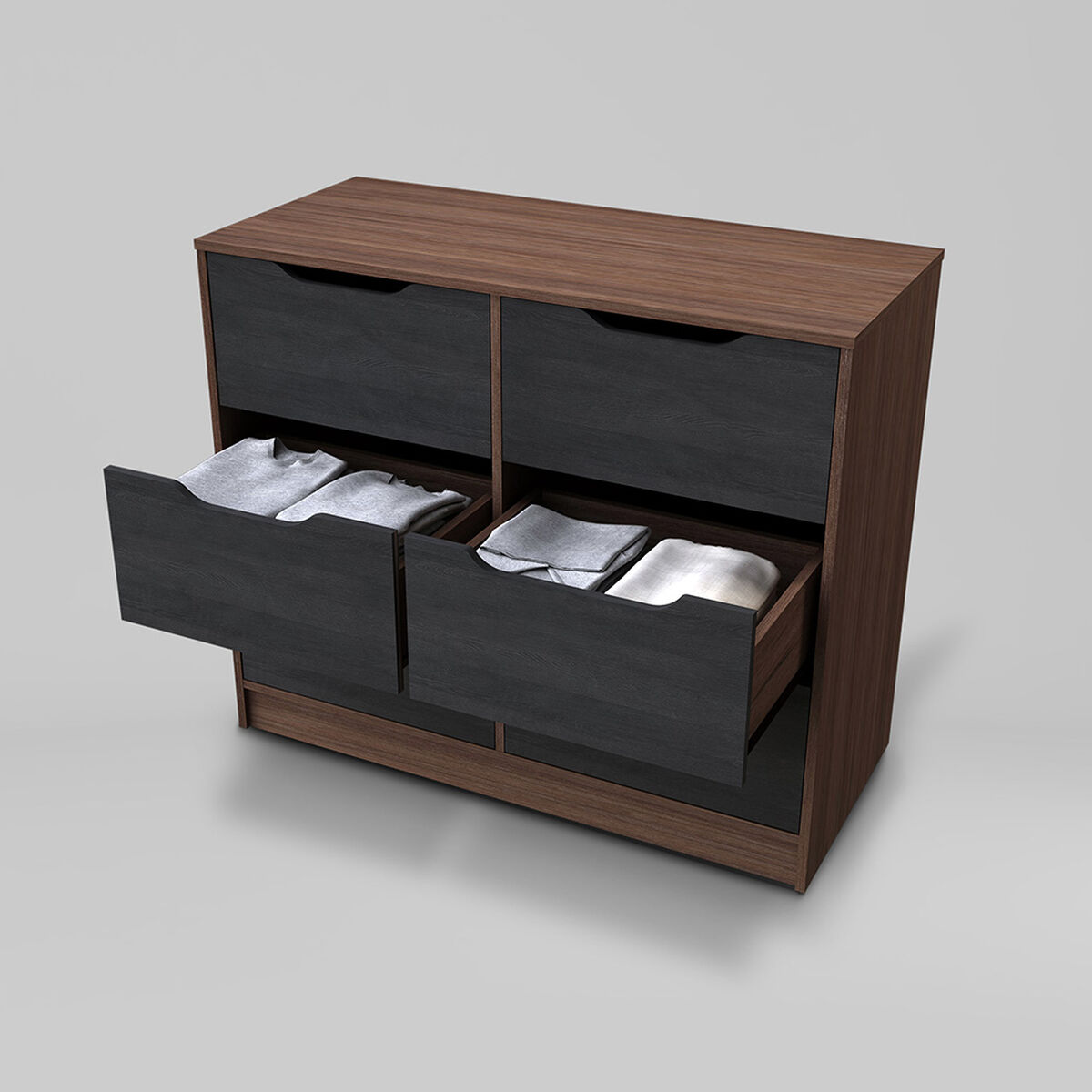 Cómoda CIC Espresso 6 Cajones
