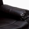 Juego de Living Reclinable Daniels Sof&aacute; 3 Cuerpos + 2 Bergers Roma Negro
