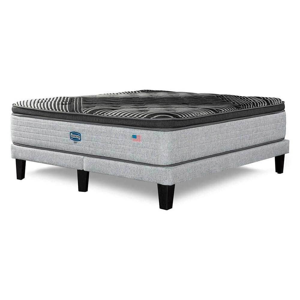 Cama Europea Simmons Super King Sky