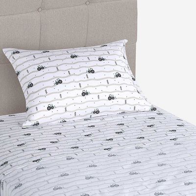 Imagen 1 del producto Juego de Sábanas Rosen 144 Hilos 1 Plaza Kids Constructers