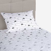 Juego de Sábanas Rosen 144 Hilos 1 Plaza Kids Constructers