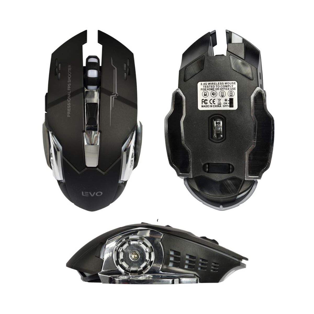 Mouse Gamer Levo USB Negro