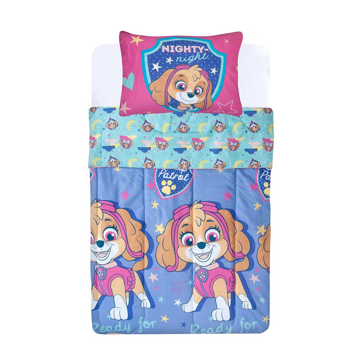 Plumón Infantil Paw Patrol 1,5 Plazas Skye Niña