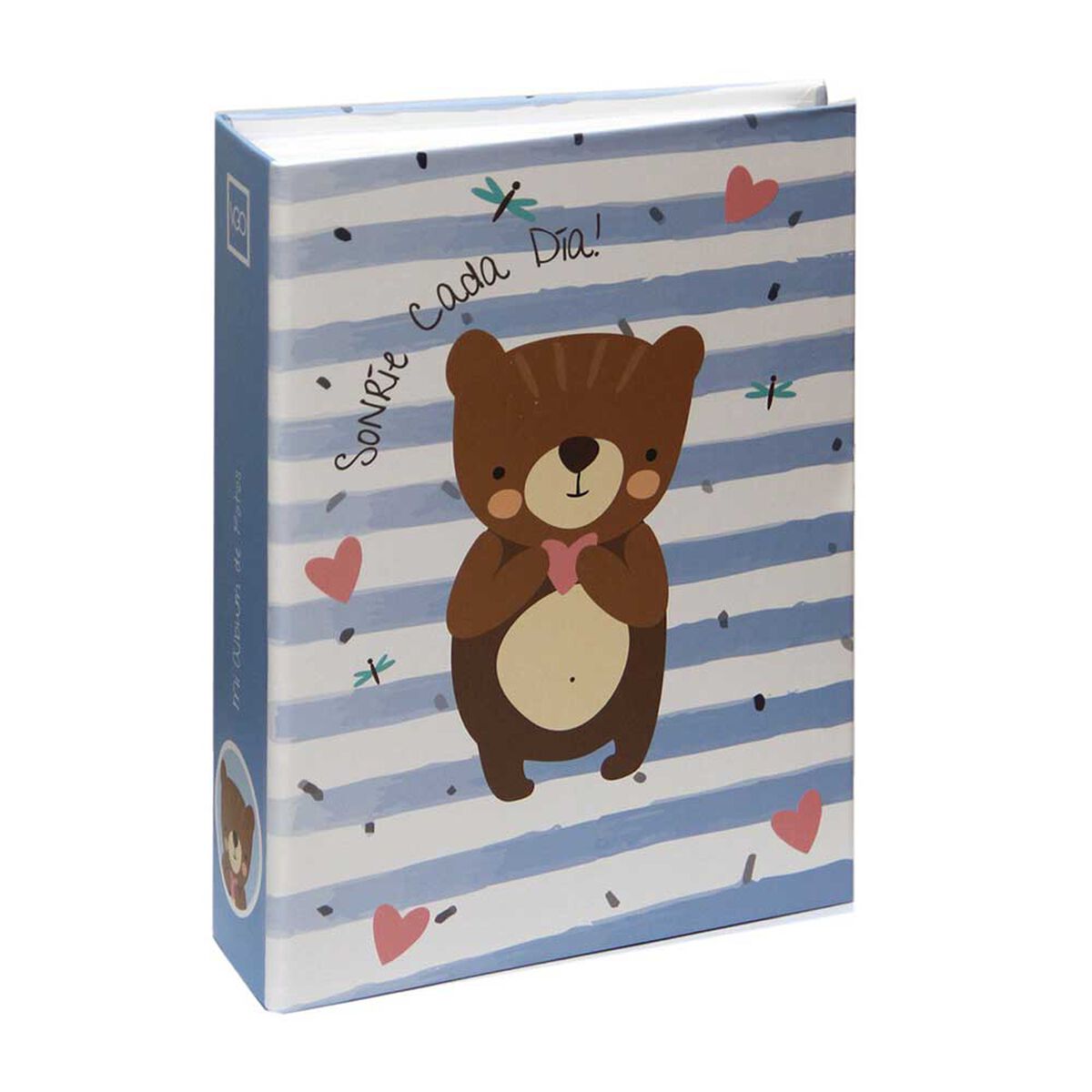 &Aacute;lbum para Fotos Cart&oacute;n Vgo Infantil 100 Fotos Celeste