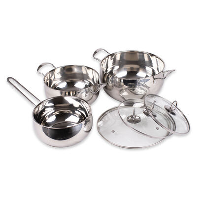 Imagen 2 del producto Batería Doral Amsterdam Acero Inoxidable 6 Piezas