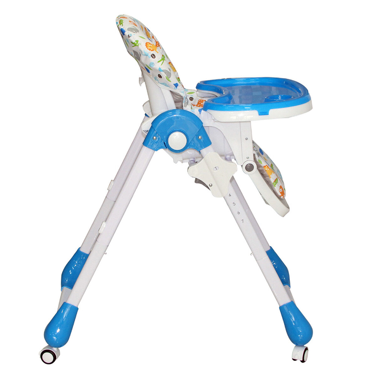 Silla de Comer Plegable Bebeglo RS-7085 Celeste