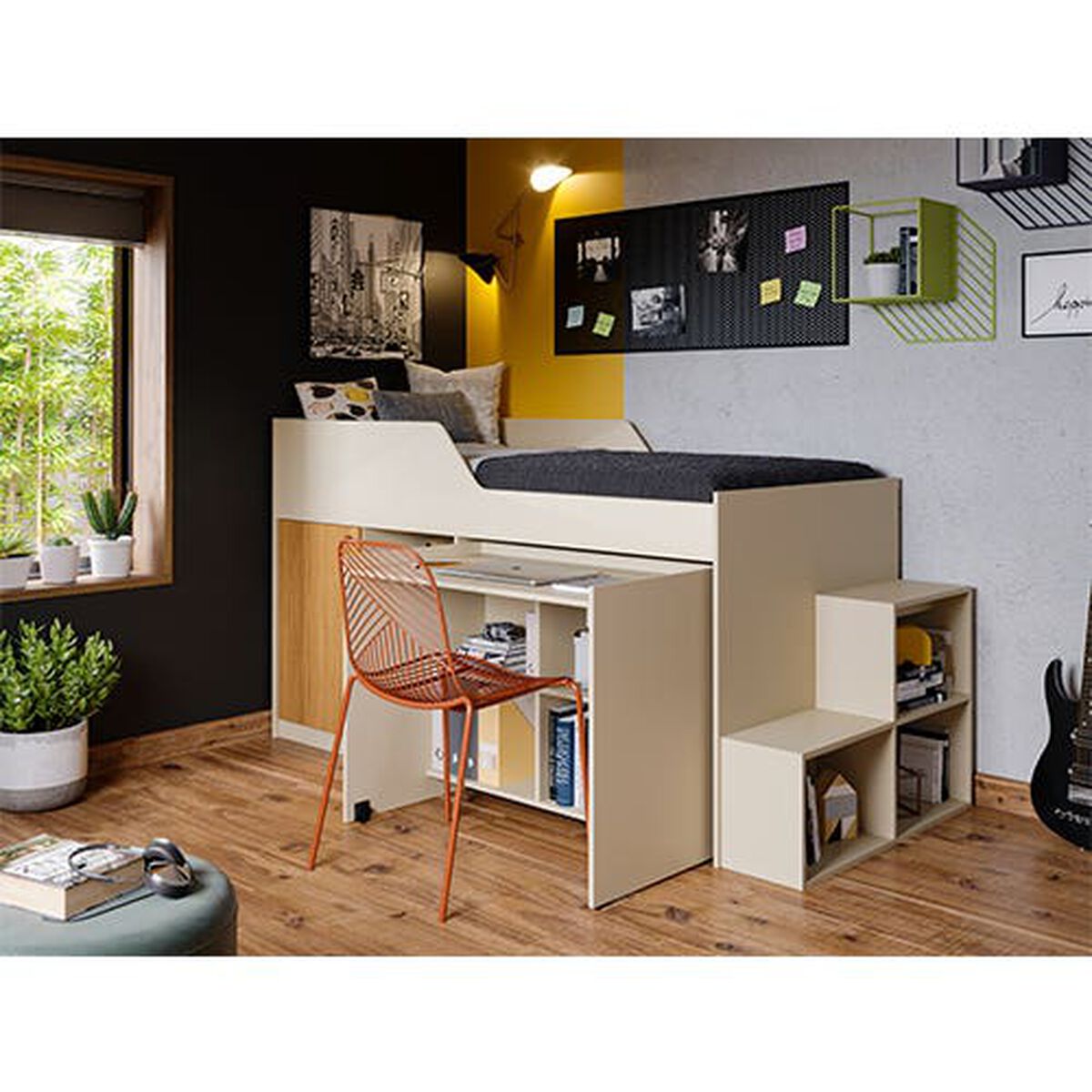 Base Cama Funcional Decocasa 1,5 Plazas Aila
