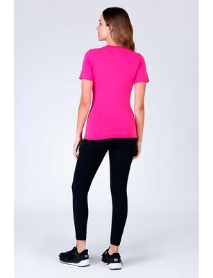 Imagen 2 del producto Polera M/C Deportiva Mujer Everlast Fucsia, Negro, Rojo