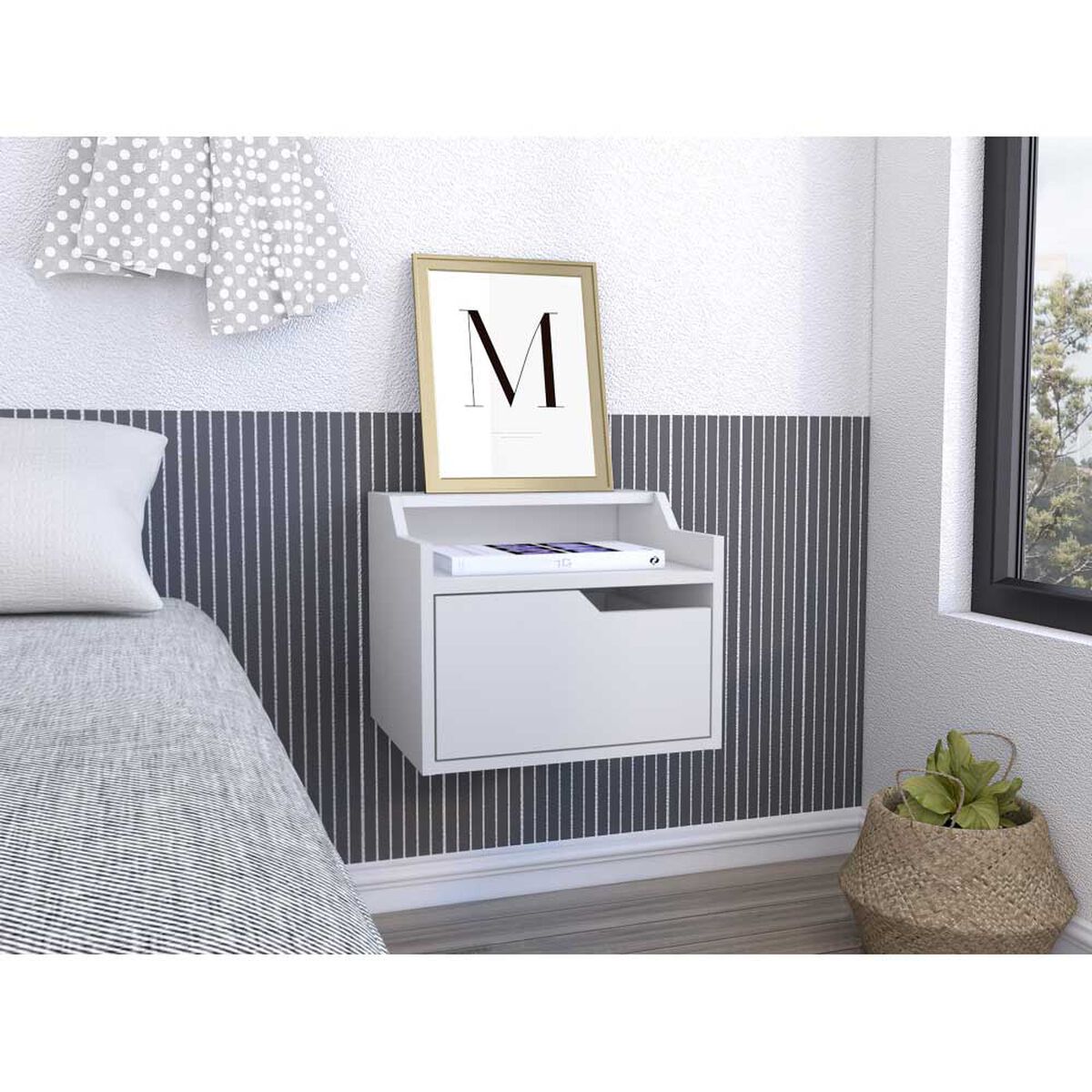 Velador TuHome Busan Flotante Blanco