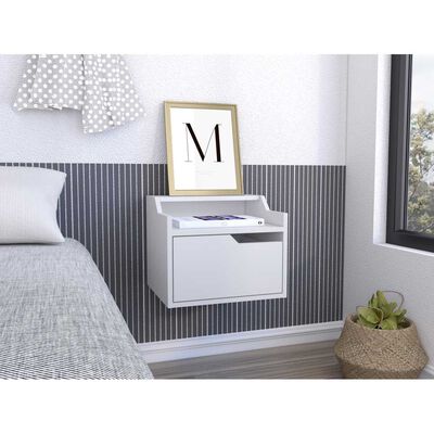 Imagen 1 del producto Velador TuHome Busan Flotante Blanco