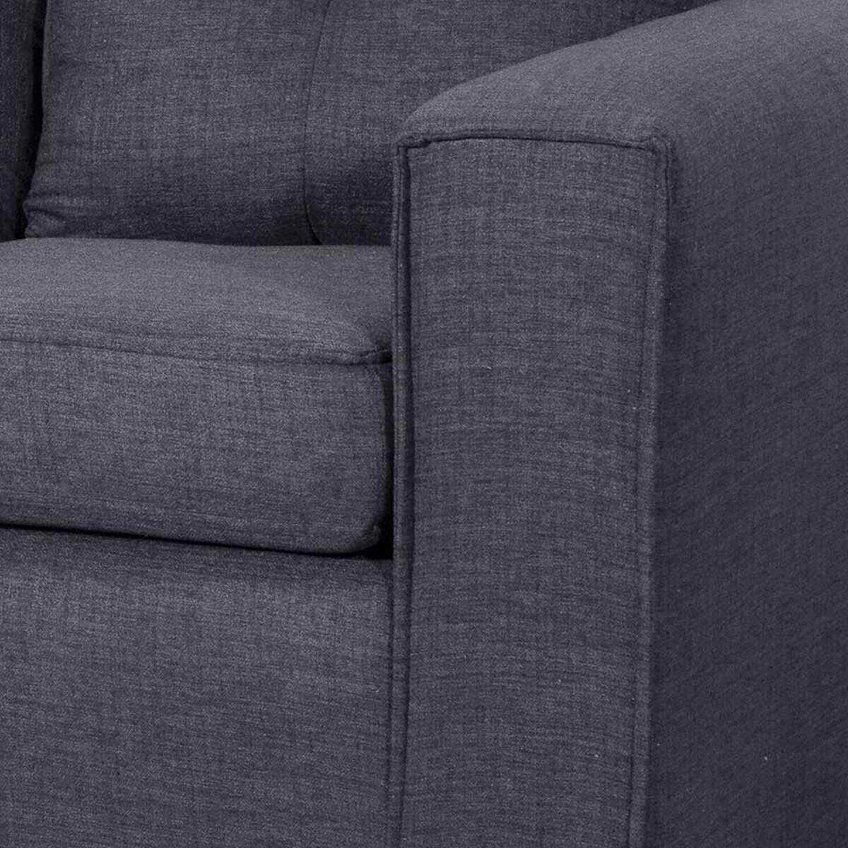 Juego de Living Black Factory Ranger Sof&aacute; 3 Cuerpos + Dos Sillones 1 Cuerpo Marengo