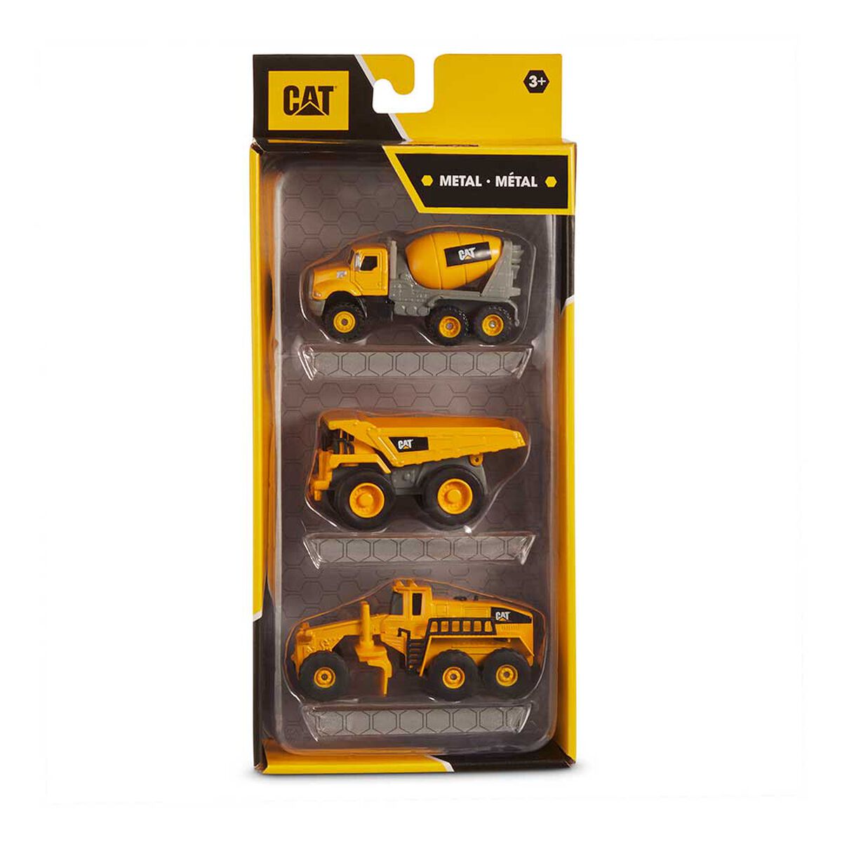 Pack 3 Mini Maquinarias Cat