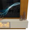 Home Decocasa Supremo Luminare hasta 85" Natural Off White