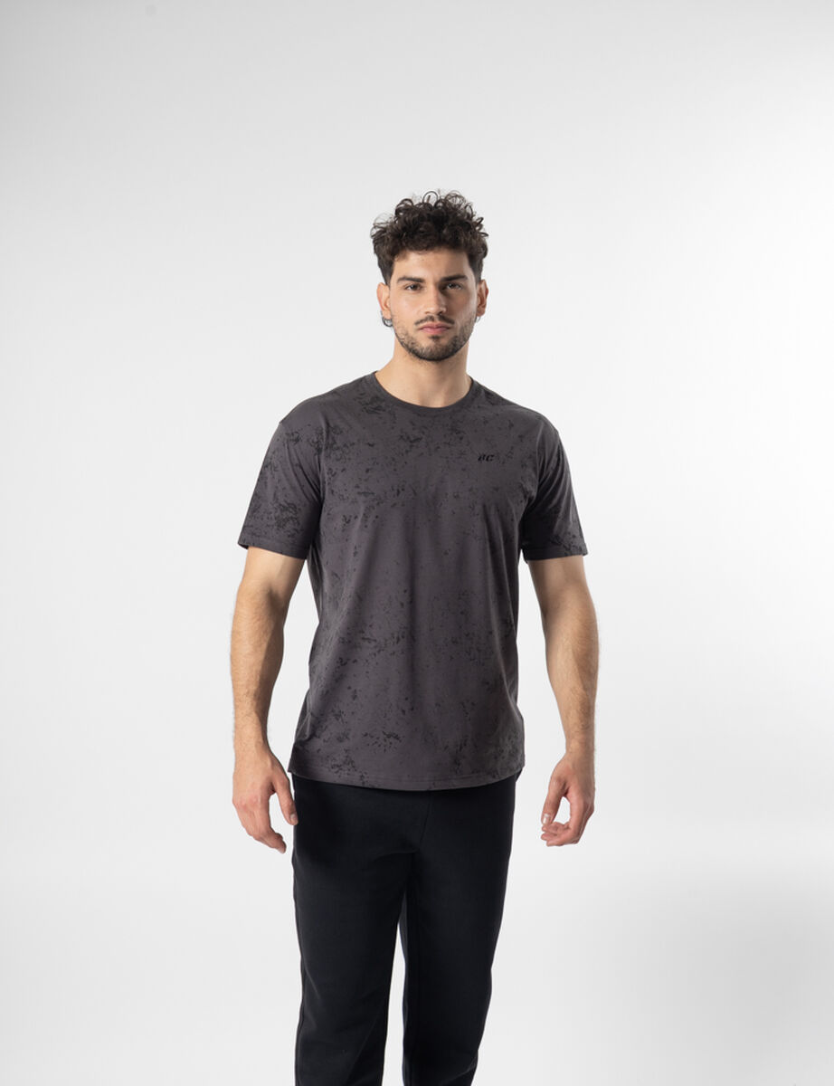 Polera Deportiva Manga Corta Hombre Black County