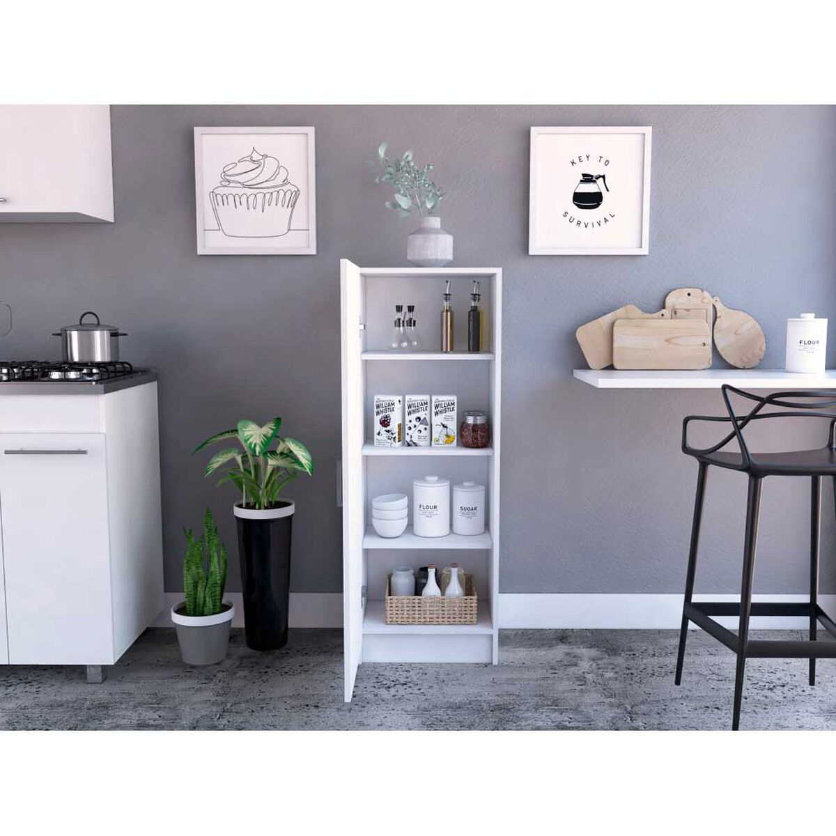 Despensa Tuhome Belleria 1 Puerta Blanco&nbsp;