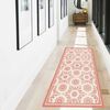 Alfombra Davanti Flor Hindú Coral 70 x140 Flor Hindú Coral