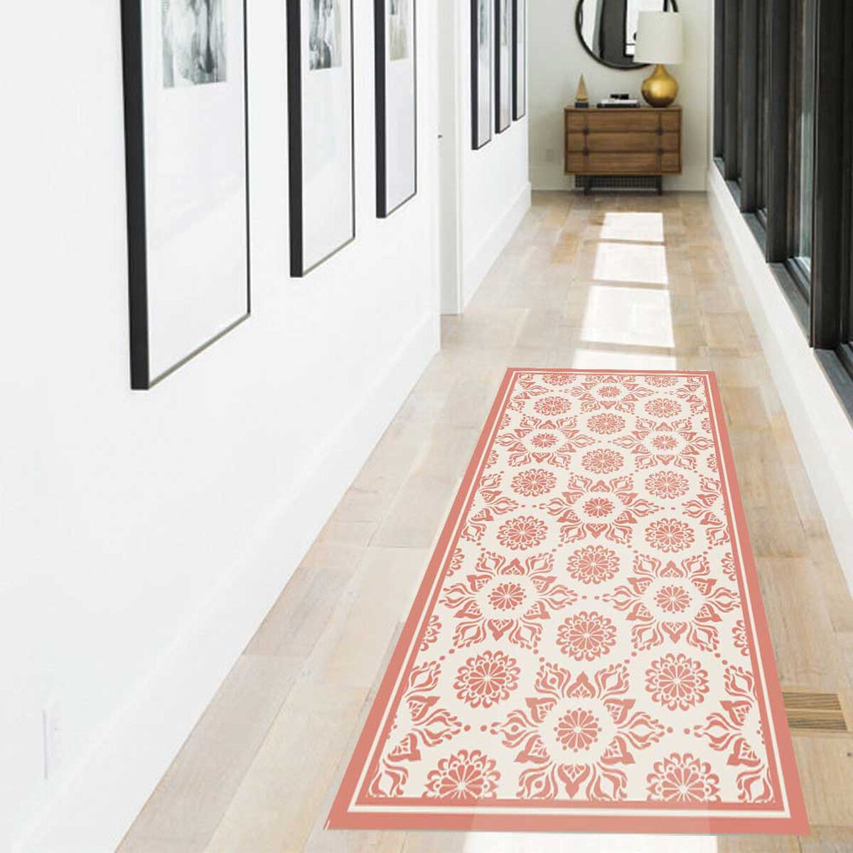 Alfombra Davanti Flor Hindú Coral 70 x140 Flor Hindú Coral