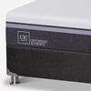 Box Spring CIC 1,5 Plazas Ortopedic Advance + Respaldo + Velador Olmo