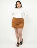Falda Mini Terciopelo Plush Mujer Extralindas