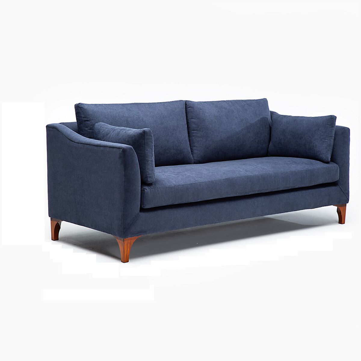 Sofá Barra Design Grecia 3 Cuerpos Azul