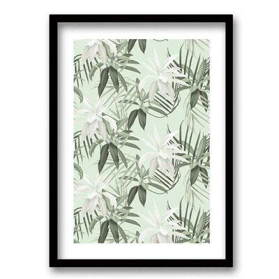 Cuadro Decorativo Retela Mint Boo 50 x 35 cm