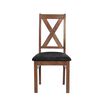 Juego de Comedor Latam Home Sevilla Segovia 2 Sillas + 2 Bancas Cuero Kentucky Negro