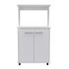 Combo Mueble Superior + Mueble Microondas + Mueble Inferior TuHome Manchester Blanco