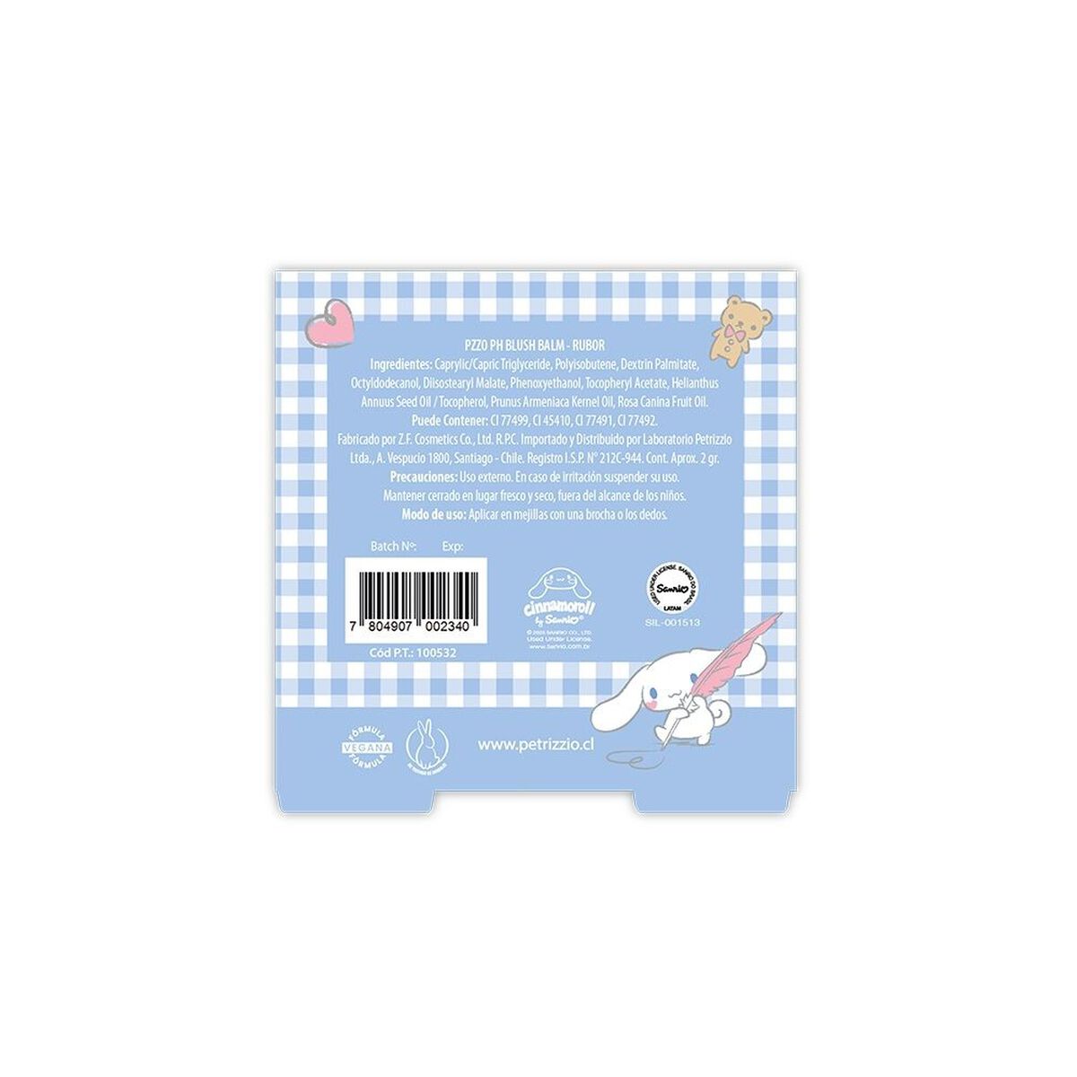 pH Blush Cinnamoroll textura ligera Petrizzio