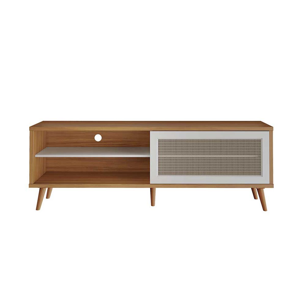 Rack TV Home Mobili Iris Hasta 60" Café