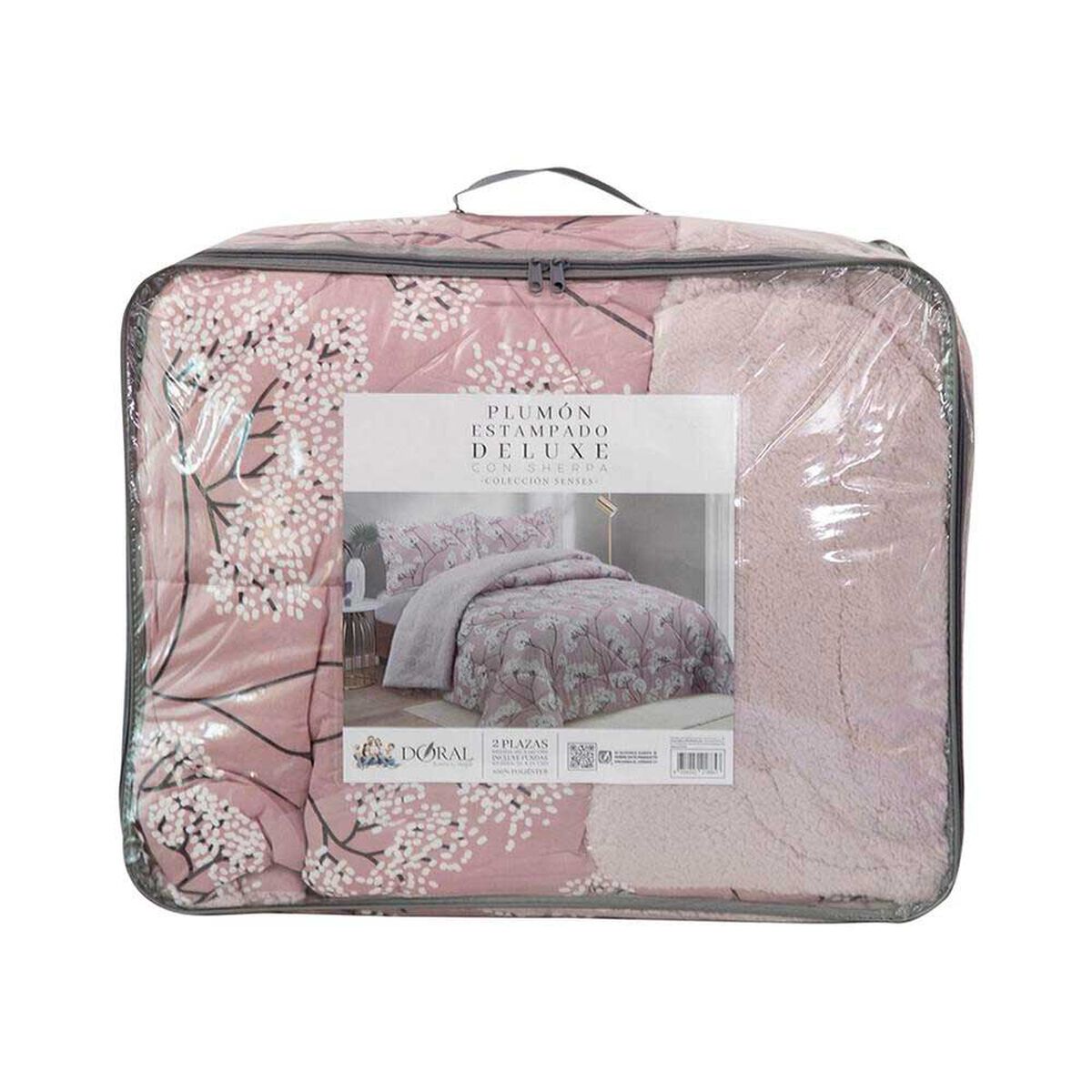 Plum&oacute;n Doral 2 Plazas Senses Rosado